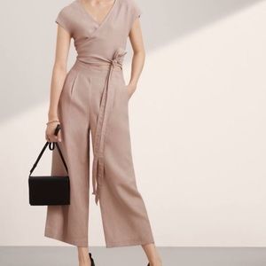 Aritzia Wilfred Brax Linen Jumpsuit